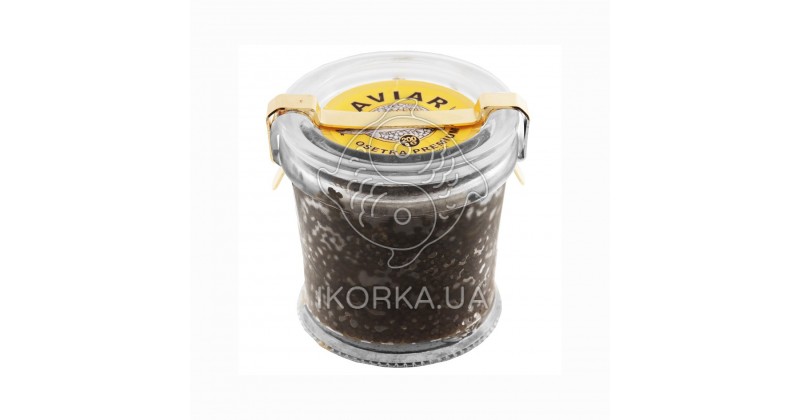 Икра черная осетра CAVIAR MALOSSOL PREMIUM, 200 г, стекло