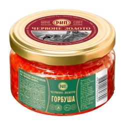 Красная икра горбуши премиум Красное Золото, 250г