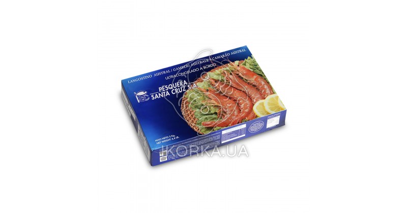 Креветка аргентинская с головой 21-30 L2 Pesquera Santa Cruz (2 кг)