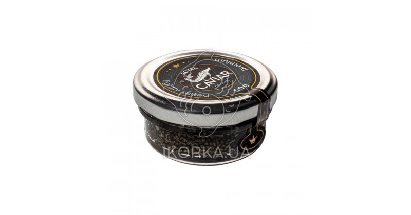 Икра черная стерляди ROYAL CAVIAR - PREMIUM 50 г (забойная)