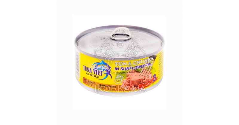 Тунец в подсолнечном масле ж/б Tuna Viet (160 г)