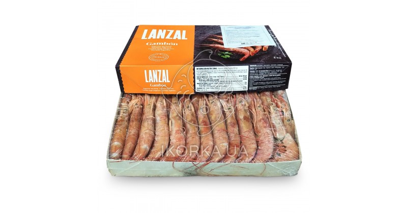 Креветка аргентинская с головой 21-30 L2 Lanzal (2 кг)
