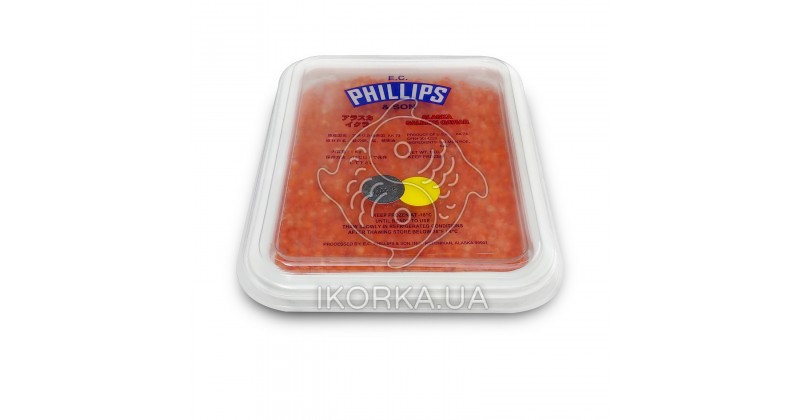 Красная икра кижуча Phillips 2 сорт (1 кг)