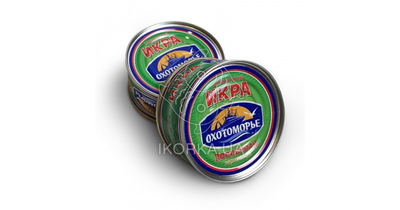 Красная икра кеты Охотоморье (130 гр.)