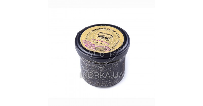 Икра черная бестера Ukrainian Caviar Berry, 100 г, стекло