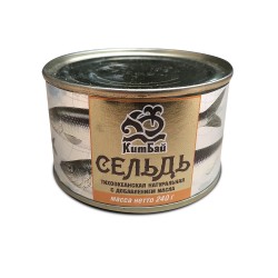 Сельдь тихоокеанская натуральная ж/б (240 грамм)