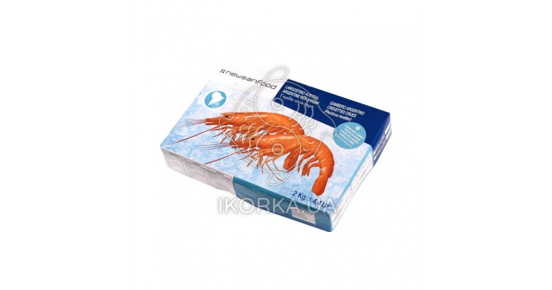 Креветка аргентинская с головой 21-30 L2 Newsanfood (2 кг)