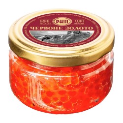 Красная икра кижуча премиум Красное Золото, 100г