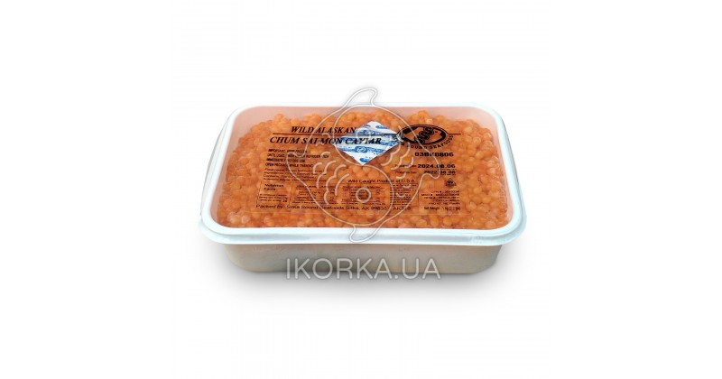 Красная икра кеты Sitka Sound Seafoods 1 сорт (1 кг) Premium Blue