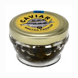 Икра черная осетра CAVIAR MALOSSOL PREMIUM, 30 г, стекло