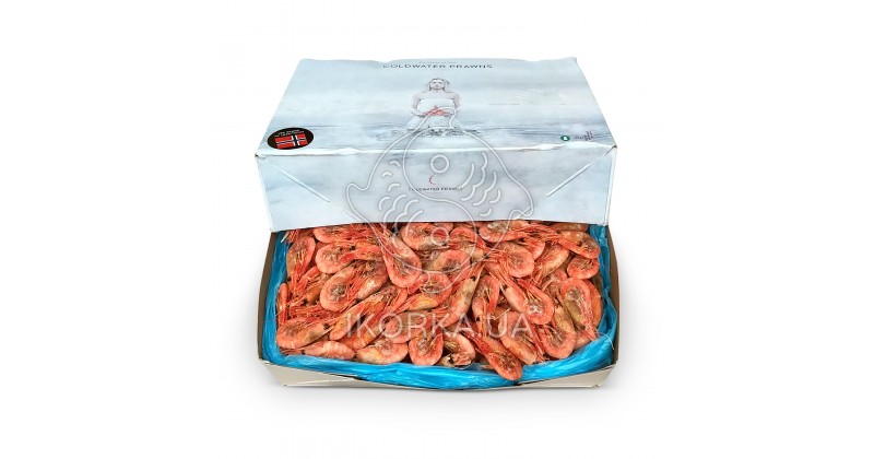 Креветка атлантическая 50-70 Coldwater Prawns of Norway (5кг)