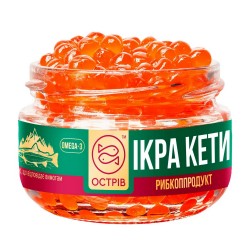 Красная икра лососевая кеты Остров, 100г