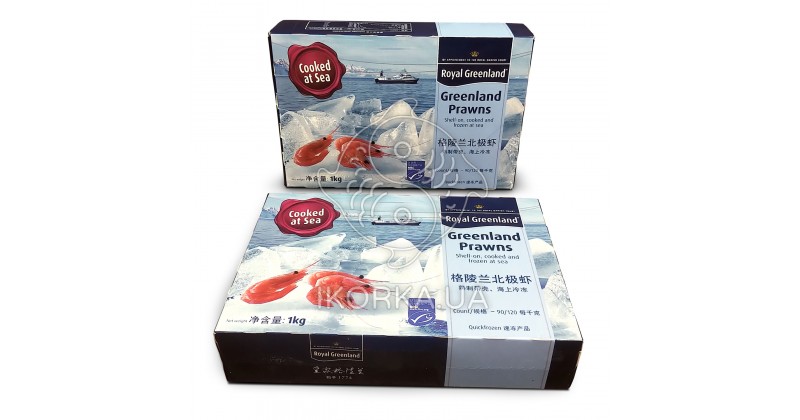 Креветка атлантична 90-120 Royal Greenland (1 кг)