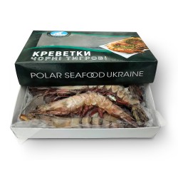 Креветка тигровая с головой с/м 6-8 (1 кг) Polar
