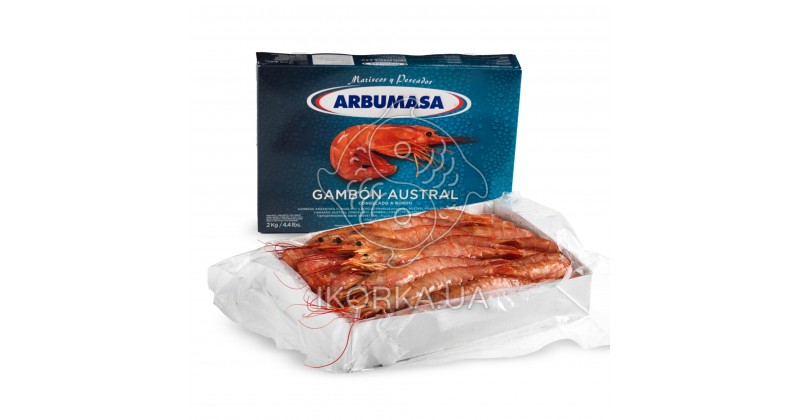 Креветка аргентинская с головой 10-20 L1 Arbumasa (2 кг)