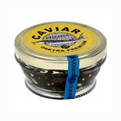 Икра черная осетра CAVIAR MALOSSOL PREMIUM, 100 г, стекло