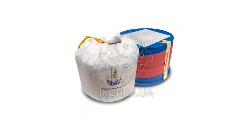 Черная икра осетра CAVIAR MALOSSOL PREMIUM Kaluga Queen, 1,7 кг в кубитейнере.