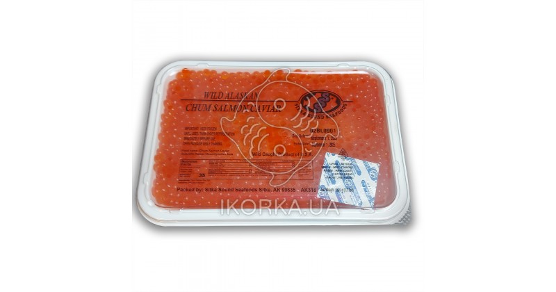 Красная икра кеты Sitka Sound Seafoods 1 сорт (500 грам) Premium Blue