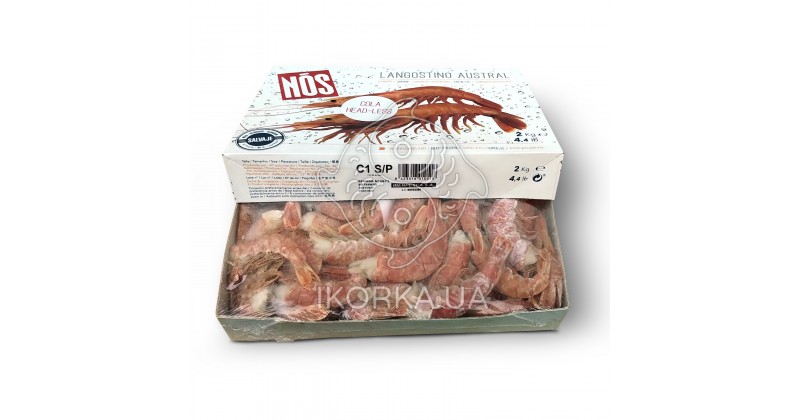 Креветка аргентинская без головы 30-55 NOS (2 кг)
