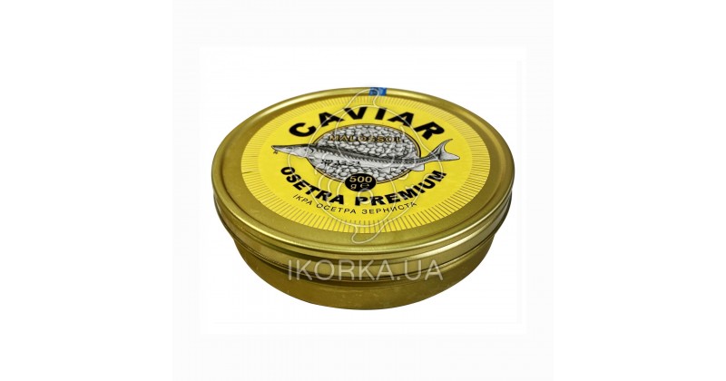 Икра черная осетра CAVIAR MALOSSOL PREMIUM, 500 г