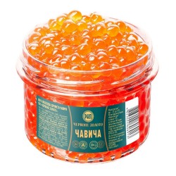 Красная икра чавычи премиум Красное Золото, 200г