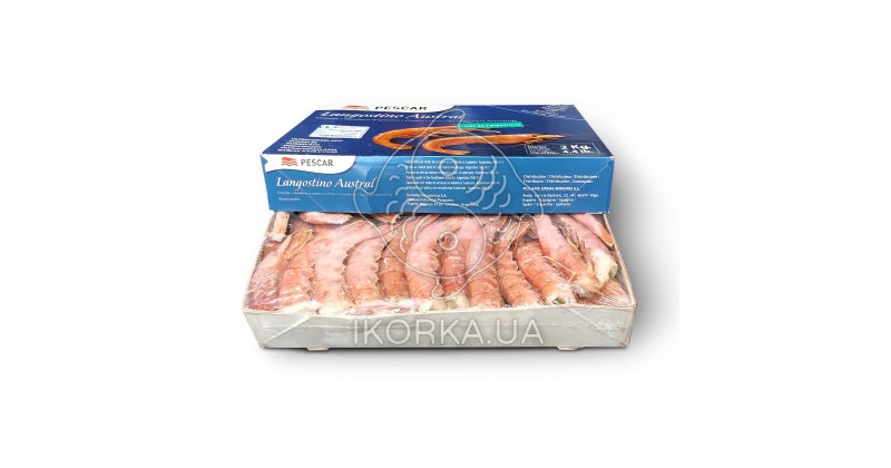 Креветка аргентинская без головы 30-45 Pescar (2 кг)
