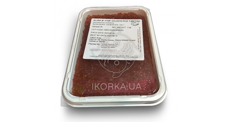 Красная икра горбуши Whittier Seafood 1 сорт (1 кг)