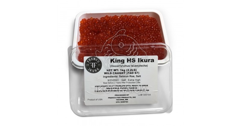 Красная икра чавычи Franco Fish (1 кг)