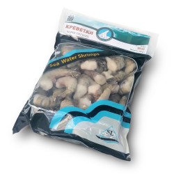 Креветка тигровая без головы 16-20  (1 кг) Polar