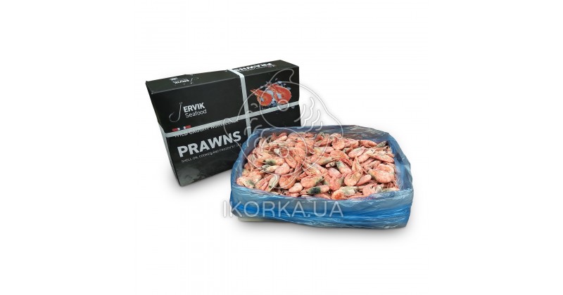 Креветка атлантическая 80-100 Ervik Seafood (5кг)
