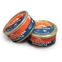 Красная икра горбуши ж/б Вершина Аляски (90 гр)