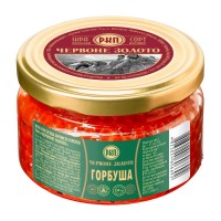 Красная икра горбуши премиум Красное Золото, 250г