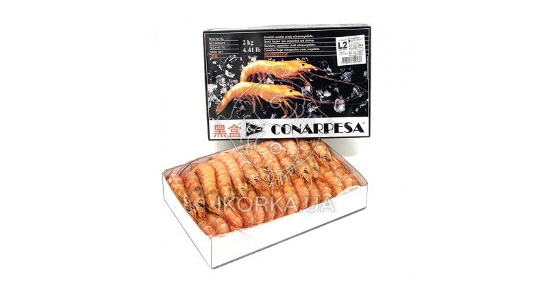 Креветка аргентинская с головой 21-30 L2 Conarpesa (2 кг)