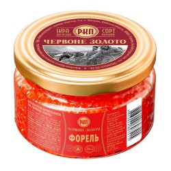 Красная икра форели премиум Красное Золото, 250г