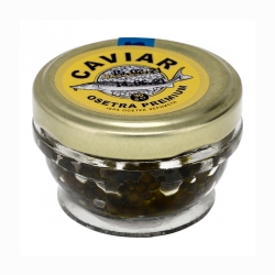 Икра черная осетра CAVIAR MALOSSOL PREMIUM, 30 г, стекло