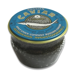 Икра черная русского осетра (270 г) стекло