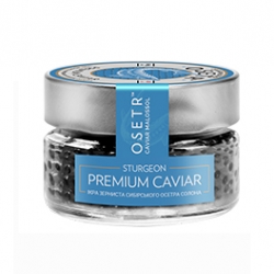 Икра черная сибирского осетра NOBLE CAVIAR, 170 г, стекло