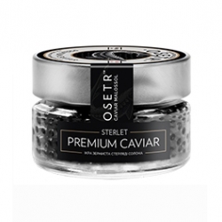 Икра черная стерляди NOBLE CAVIAR, 170 г, стекло