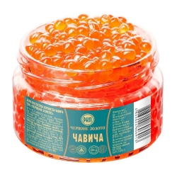 Красная икра чавычи премиум Красное Золото, 250г