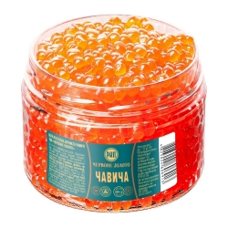 Красная икра чавычи премиум Красное Золото, 500г
