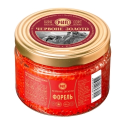 Красная икра форели премиум Красное Золото, 500г