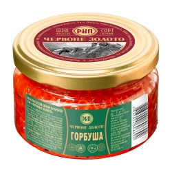 Красная икра горбуши премиум Красное Золото, 250г