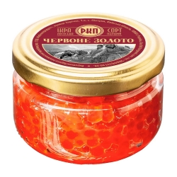 Красная икра кижуча премиум Красное Золото, 100г