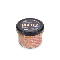 Осетр слабосоленый в масле BESTER, 190 г