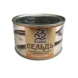 Сельдь тихоокеанская натуральная ж/б (240 грамм)