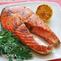 Вкусные стейки кижуча