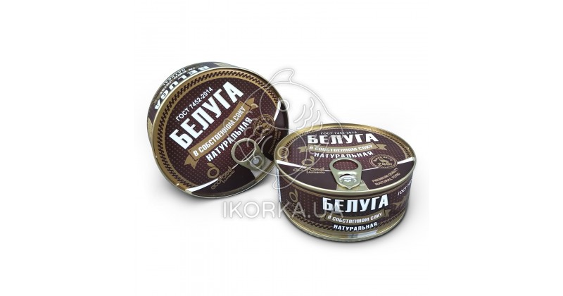 Белуга натуральная ж/б Экофуд (240 грамм)