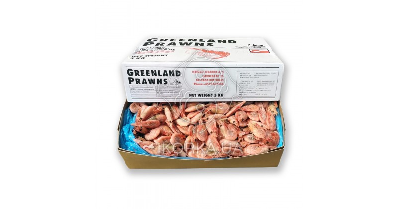 Креветка гренландская 80-100 Iceberg Seafood (5 кг)