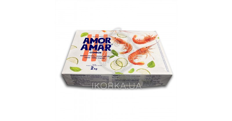 Креветка аргентинская без головы 30-55 С1 Amor Amar (2 кг)