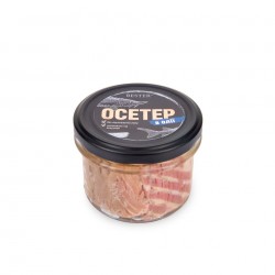 Осетр слабосоленый в масле BESTER, 190 г